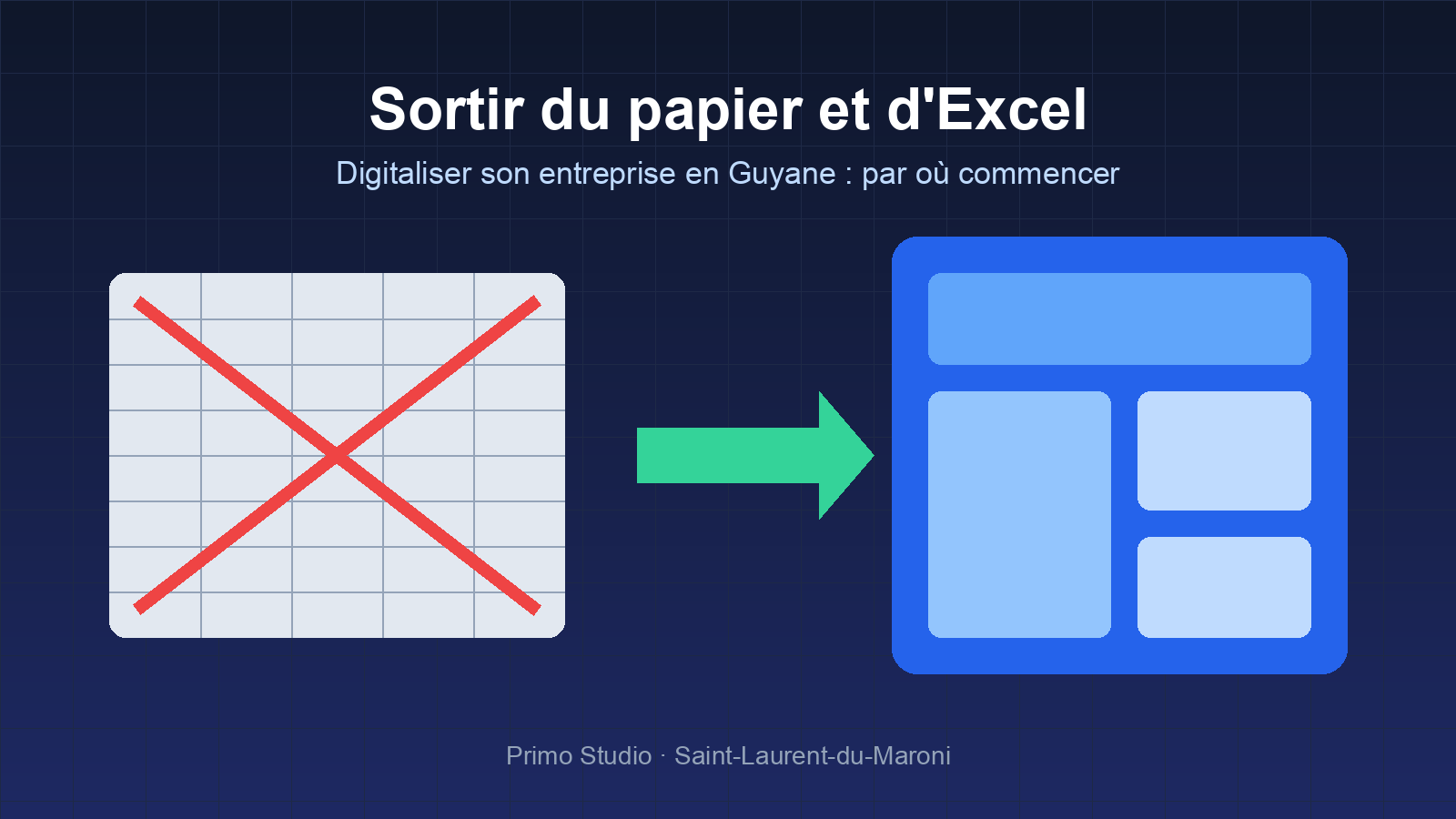 Van papier en Excel af: waar te beginnen met digitaliseren van je bedrijf in Frans-Guyana