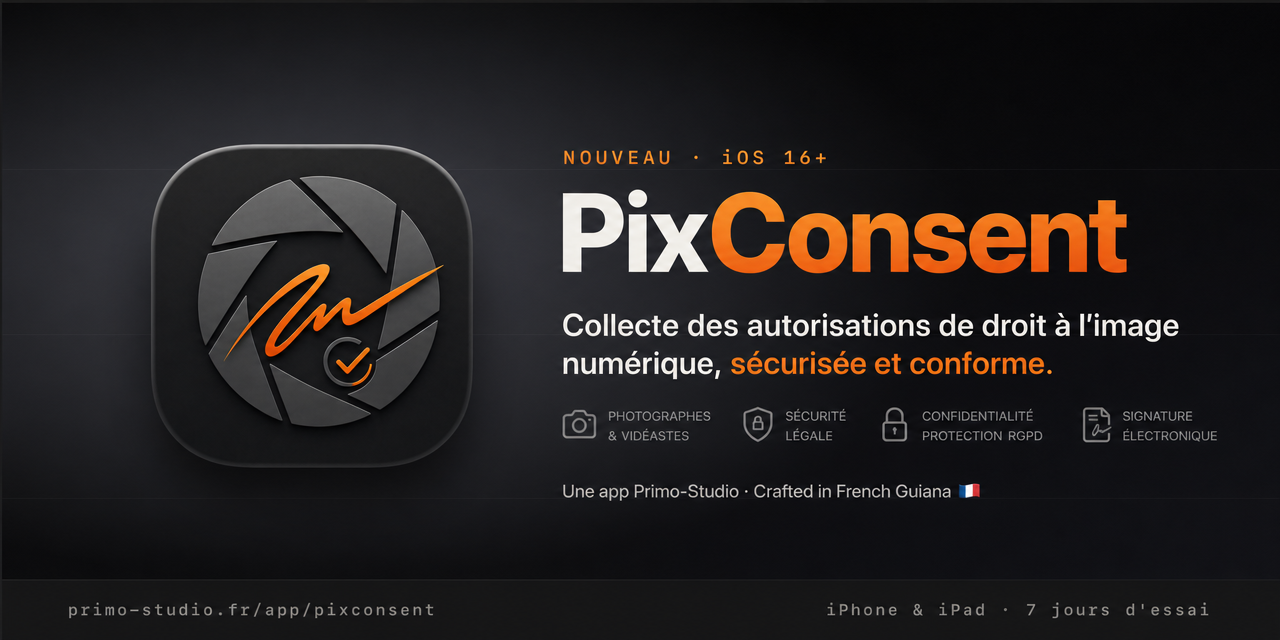 PixConsent : notre app iOS pour le droit à l'image, et ce que 3 mois de développement nous ont appris